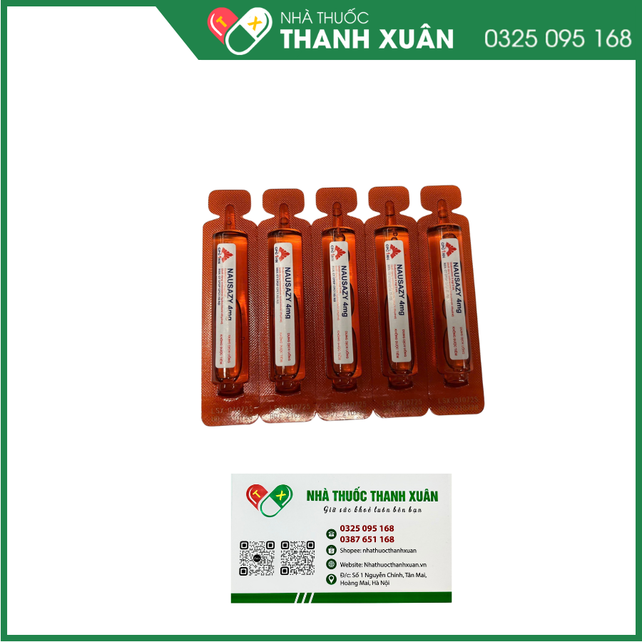 Dung dịch Nausazy 4mg điều trị buồn nôn và nôn